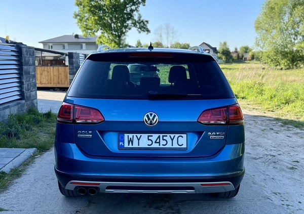 Volkswagen Golf cena 56900 przebieg: 219000, rok produkcji 2015 z Warszawa małe 277
